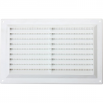 MAP WHITE PLASTIC LOUVRE VENT 9 X 6