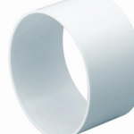 DOMUS PVC ROUND HOSE CONNECTOR 380 WHITE