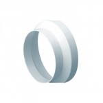 DOMUS PVC CIRCULAR REDUCER 125MM-100MM WHITE