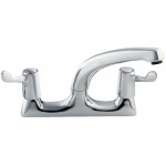 METHVEN/DEVA LEVER ACTION DECK MOUNTED SINK MIXER