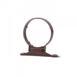 PLASTIC PIPE CLIP 110MM BROWN