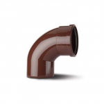 SINGLE SOCKET BEND 110MM 92.5 DEG BROWN