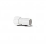 POLY STRAIGHT ADAPTOR WHITE NS47 21.5