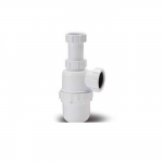 POLY BOTTLE TRAP ADJUSTABLE WHITE WPT48 75MM SEAL 40MM