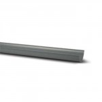 POLY HALF ROUND GUTTER GREY RR100 112MM 2M