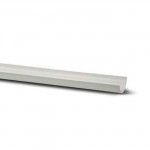 POLY HALF ROUND GUTTER WHITE RR100 112MM 2M