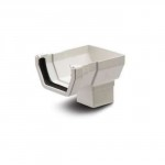 POLY SHORT STOP END OUTLET WHITE RS206