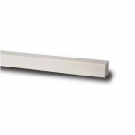 POLY SQUARE PIPE WHITE RS221 65MM 2.5M 