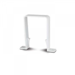 POLY PIPE BRACKET WHITE RS226 65MM