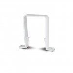 POLY PIPE BRACKET WHITE RS226 65MM