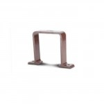 POLY PIPE BRACKET FLUSH BROWN RS236 65MM
