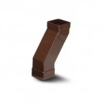 POLY SQUARE ADJUSTABLE OFFSET BROWN RS237 65MM