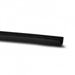 POLY SOVEREIGN GUTTER 2M BLACK RH700