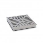 UNDERGROUND HOPPER GRID SQUARE ALUMINIUM