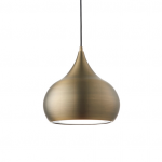 ENDON BROSNAN 1 LIGHT PENDANT 18W  ANTIQUE BRASS