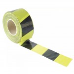 BARRIER TAPE BLACK/YELLOW 70MMX500M