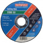 FAITHFULL STONE CUTTING DISC 115MMX3.2MM FLAT