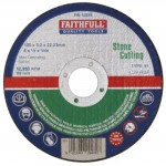 FAITHFULL STONE CUTTING DISC 125MMX3.2MM FLAT