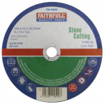 FAITHFULL STONE CUTTING DISC 230MMX3.2MM FLAT