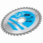 OX MEDIUM FINISH WOOD CUTTING BLADE 160MM