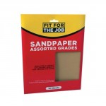 RODO ASSORTED GRIT SANDPAPER PACK OF 10