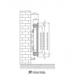 ULTRAHEAT SC RAD 600X600 ANTHRACITE 6SF600A