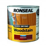 RONSEAL QUICK DRYING WOODSTAIN 750ML SATIN MAHOGANY