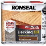 RONSEAL ULTIMATE DECKING OIL NATURAL CEDAR 2.5L