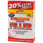 EVERBUILD ALL PURPOSE POWDER FILLER WHITE 1.5G + 20% FREE