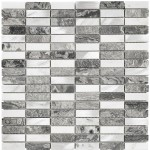 VERONA CRESWELL GREY STONE MOSAIC 300X300 G30209