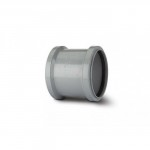 DOUBLE SLIP SOCKET 110MM GREY