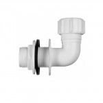 POLY BENT TANK CONNECTOR WHITE VP50 21.5