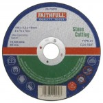 FAITHFULL STONE CUTTING DISC 100MMX3.2MM FLAT