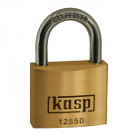 KASP 125 PREMIUM BRASS PADLOCK 50MM