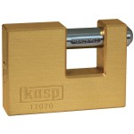 KASP 170 BRASS SHUTTER LOCK 70MM